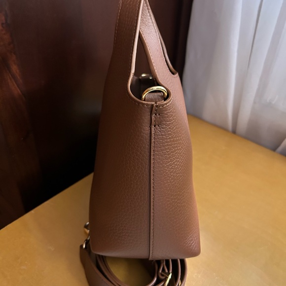 Cuyana Mini System Tote in Dark Chestnut - Picture 5 of 11